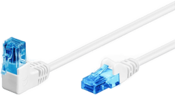 Pro LAN CAT 6A 90° Hvit 1 m