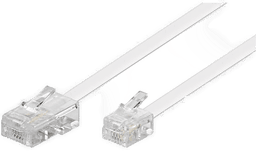 Pro telefonkabel 6 meter Hvit