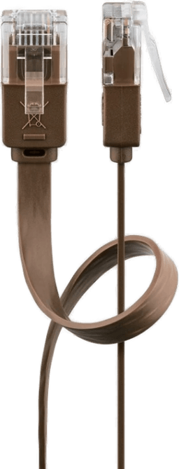 Pro LAN CAT 6 Flat 3 m Brown