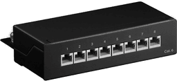 Pro CAT 6 Mini Patch Panel 8 Port