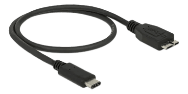 Delock USB-C til mikro-USB-kabel 0,5 m