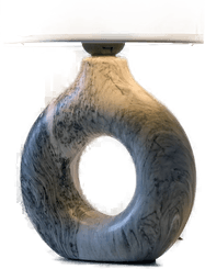 Just Light Carara bordlampe, grå