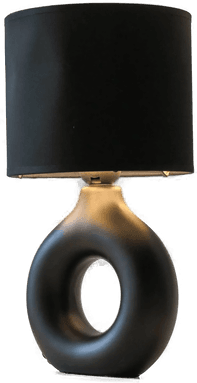 Just Light Carara bordlampe, svart