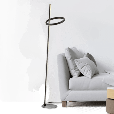 Just Light LED-gulvlampe Ritus svart