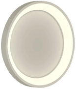 Hell Aaron LED-vegglampe, Ø38 cm