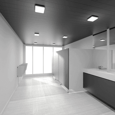 Performance In Lighting WL260 LED-taklampe 24W 26x26cm