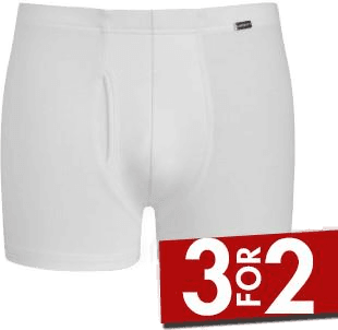 Jockey Comfort Trunk Hvit