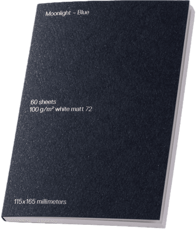 Gmund Notepad Moonlight Blue