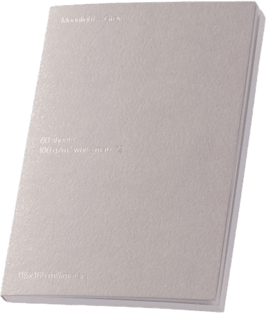 Gmund Notepad Moonlight Grey