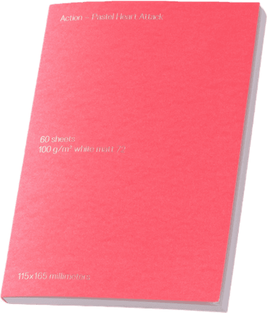 Gmund Notepad - Action Pastel Heart Attack