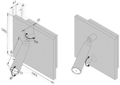 Hera LED-leselampe BL1-LED