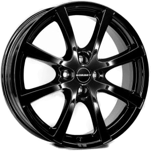 BORBET LV4 Black Glossy 5.5x14 4/100 ET43 B64