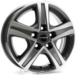 BORBET CWD Mistral Anthracite Gloss Pol 6x15 5/118 ET68 B71.1