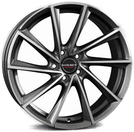 BORBET VTX Graphite Polished 8x18 5/112 ET37 B66.6