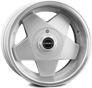 Borbet A Silver Polished 7x15 5/100 ET35