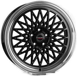 Borbet B Black Rim Polished 8x17 5/112 ET45