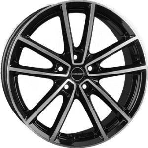 Borbet W Gloss Black 8x18 5/112 ET44