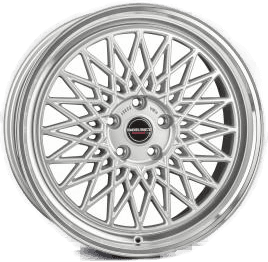Borbet B Silver Rim Polished 7x17 4/108 ET20