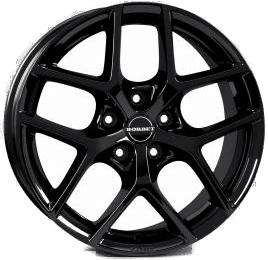 BORBET Y Black Glossy 6.5x16 5/114.3 ET40 B72.6