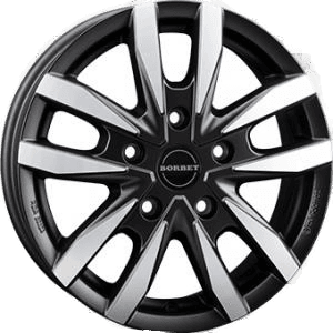Borbet CW5 Dull Black 6x16 5/130 ET68