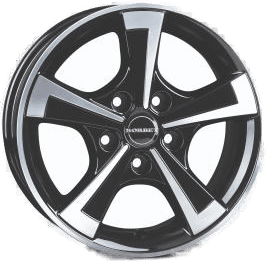 BORBET CWT Black Polished Glossy 6x15 5/112 ET30 B66.6