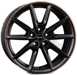 BORBET LX18 Black Matt Rim Copper 8x18 5/112 ET40 B66.6