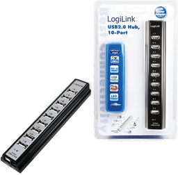 Logilink USB 2.0 Hub 10 porter