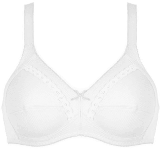 Naturana Cotton Soft Bra Hvit