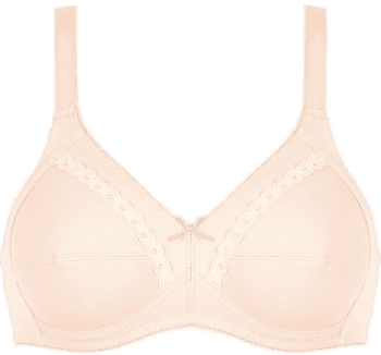 Naturana Cotton Soft Bra Krem