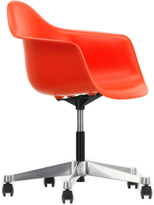 Vitra Eames Plastic Armchair PACC 03 Poppy Red