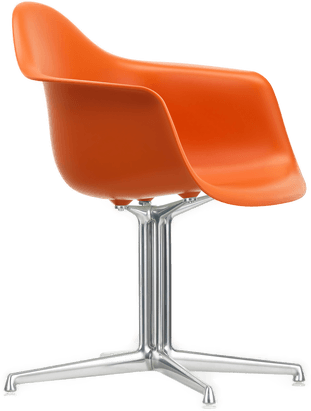 Vitra Eames Plastic Armchair DAL 43 Rusty Orange
