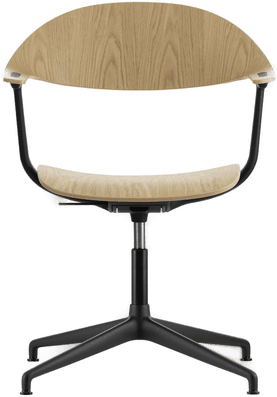 Vitra Mynt skrivebordsstol natural oak/deep black