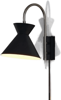 Osram Decor Waist vegglampe, svart, E27