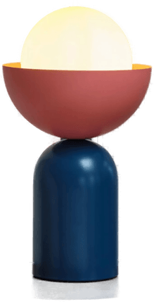 Osram Decor Bowl bordlampe, blå/rosa