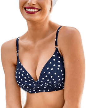 Rosa Faia Blue Dots Maja Bikini Bra