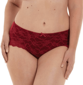 Rosa Faia Bobette High Waist Brief Rød