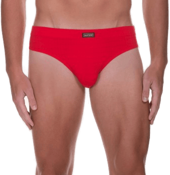 Bruno Banani 2P Check Line 2.0 Sports Brief Rød