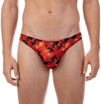 Bruno Banani Premium Line String Rød Mønster