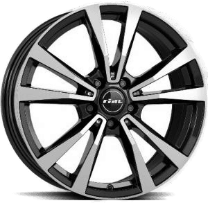 Rial M12 Diam Black Pol 8x19 5/112 ET43 B66.6