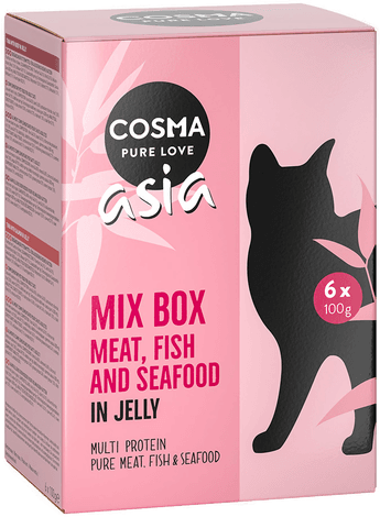 Cosma Blandet Prøvepakke Thai/Asia 6 x 100 g