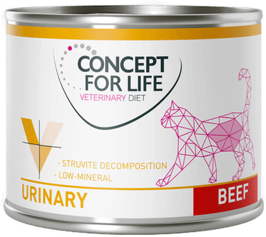 Concept For Life Vet Urinary Okse 6 x 200 g