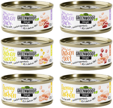 Greenwoods Kylling Delight 6 x 70 g