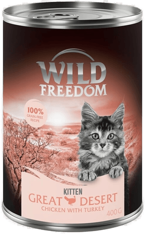Wild Freedom Kitten Great Desert Kalkun & Kylling