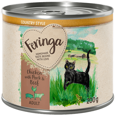 Feringa Country Style Meny Kylling, gris, storfe