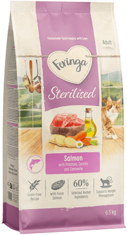 Feringa Adult Sterilised Laks 6,5 kg
