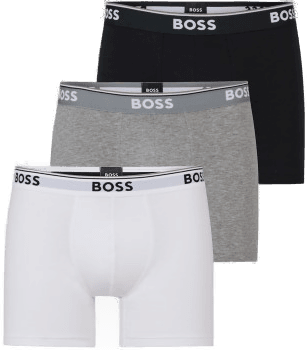 BOSS 3P Cotton Stretch Boxer Brief