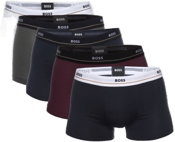 BOSS 5P Cotton Boxer Trunks