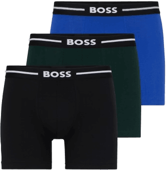 BOSS 3P Solid Cotton Bold Boxer