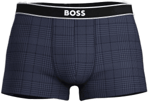 BOSS 24 Print Trunk Mørkblå