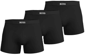 BOSS 3P ONE Boxer Brief Svart